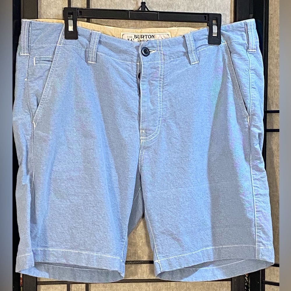 Burton Men's Shorts Sz 34 7.5 Inseam MB Kingfield Tailored Cotton Spandex 14650